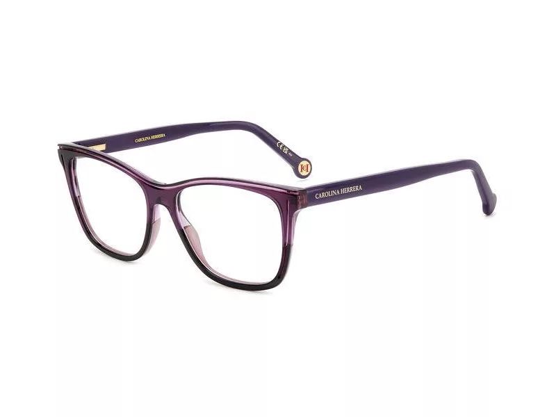Preloved - Carolina Herrera Womens 53 Mm Glitter Violet Eyeglasses Her0172-Mw2-53 One Color