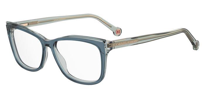 Preloved - Carolina Herrera Womens 53 Mm Blue Teal Eyeglasses Her0208-B7k-53 One Color