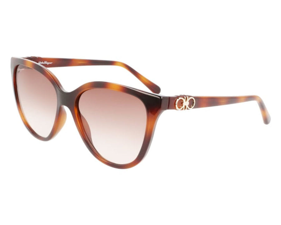 Preloved - Ferragamo Womens 57 Mm Tortoise Sunglasses Sf1056s-240-57 One Color