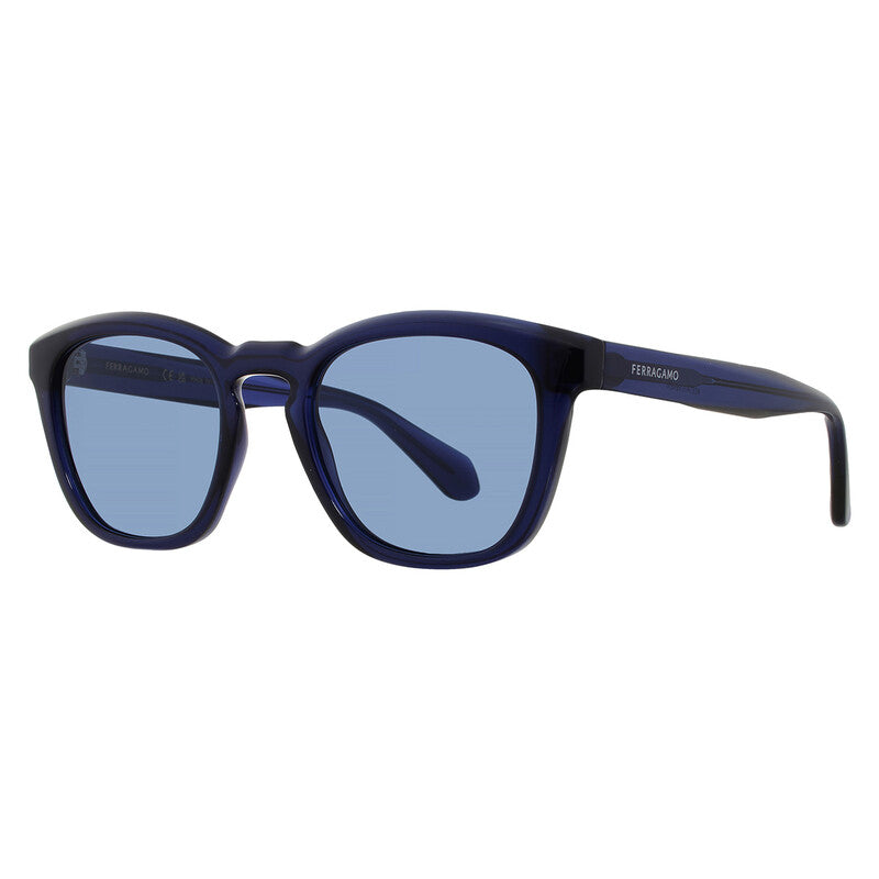 Preloved - Ferragamo Unisex 50 Mm Transparent Blue Sunglasses Sf2040se-432-50 One Color