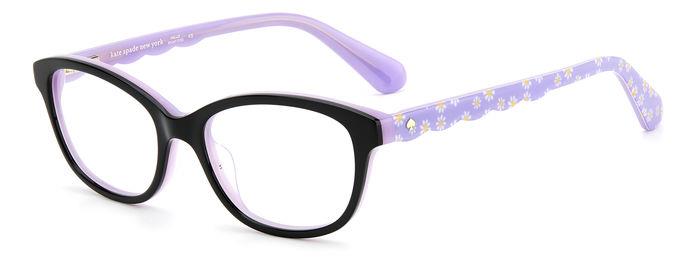 Preloved - Kate Spade Unisex Kids 48 Mm Black Lilac Eyeglasses Jemma-1x2-48 One Color