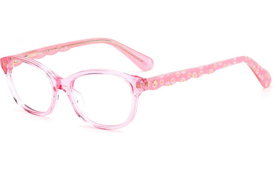 Preloved - Kate Spade Unisex Kids 46 Mm Pink Flower Eyeglasses Jemma-35j-46 One Color