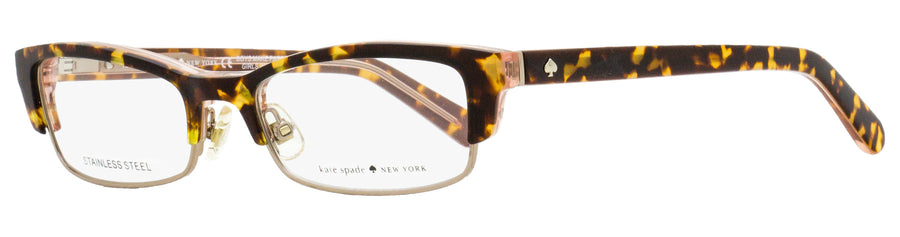 Preloved - Kate Spade Unisex 50 Mm Tortoise Gold Eyeglasses Joetta-Fk2-50 One Color