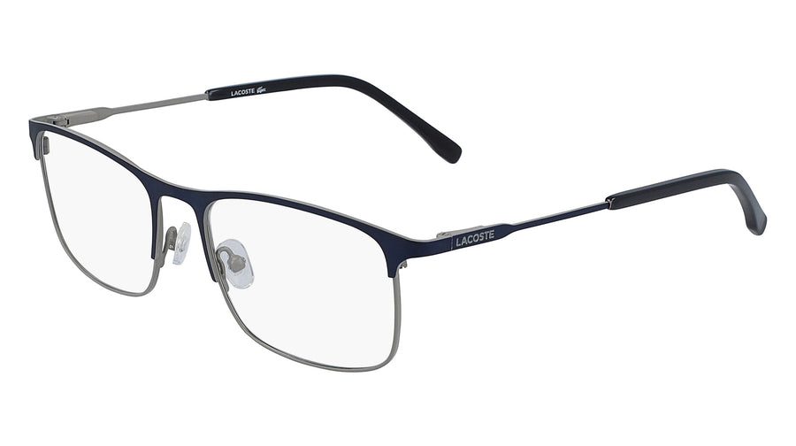 Preloved - Lacoste Mens 54 Mm Matte Blue Eyeglasses L2252g-424-54 One Color