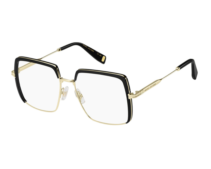 Preloved - Marc Jacobs Womens Runway 54 Mm Gold Black Eyeglasses Mj1067-Rhl-54 One Color