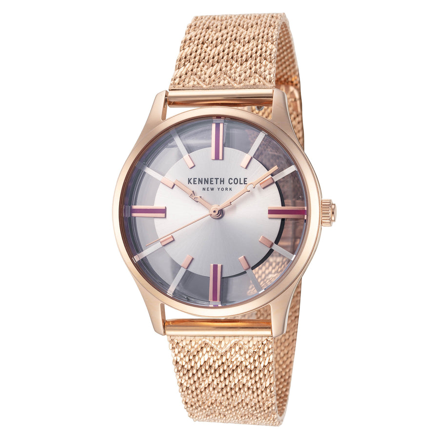 Preloved - Kenneth Cole Womens Classic 34.5mm Quartz Watch Kcwlg2124002 One Color Watches