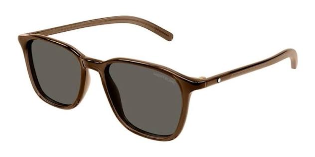 Preloved - Montblanc Mens 53 Mm Brown Sunglasses Mb0325s-003-53 One Color