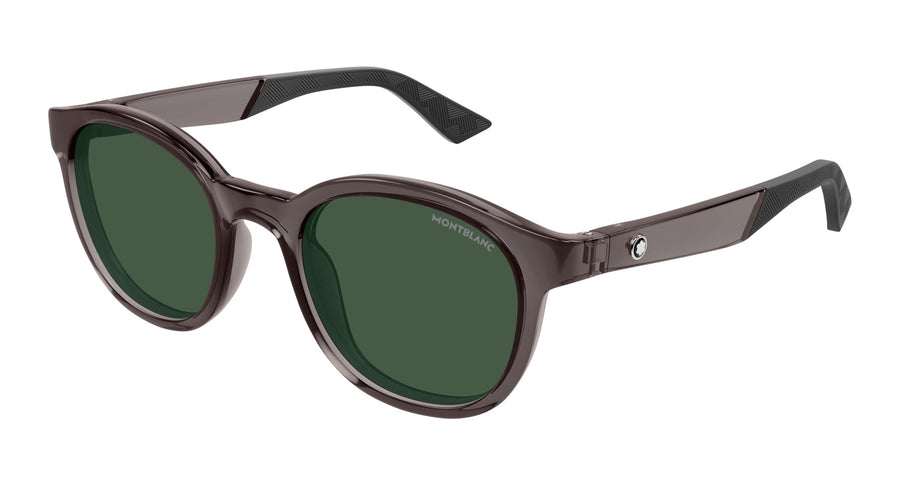 Preloved - Montblanc Mens 51 Mm Grey Sunglasses Mb0398s-003 One Color