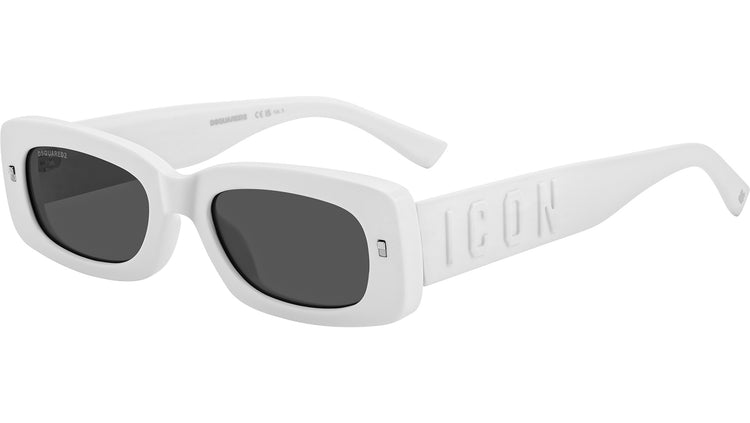 Preloved - Dsquared2 Unisex 52 Mm White Sunglasses Icon0020-S-Vk6-52 One Color