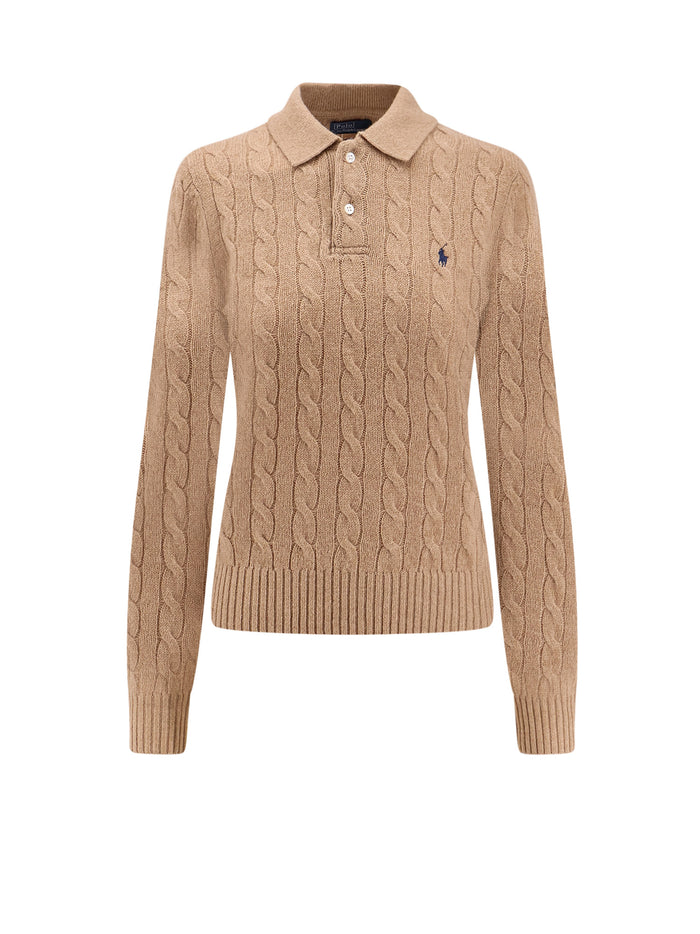 Polo Ralph Lauren Sweaters Collection Camel Melange Lana Cashmere