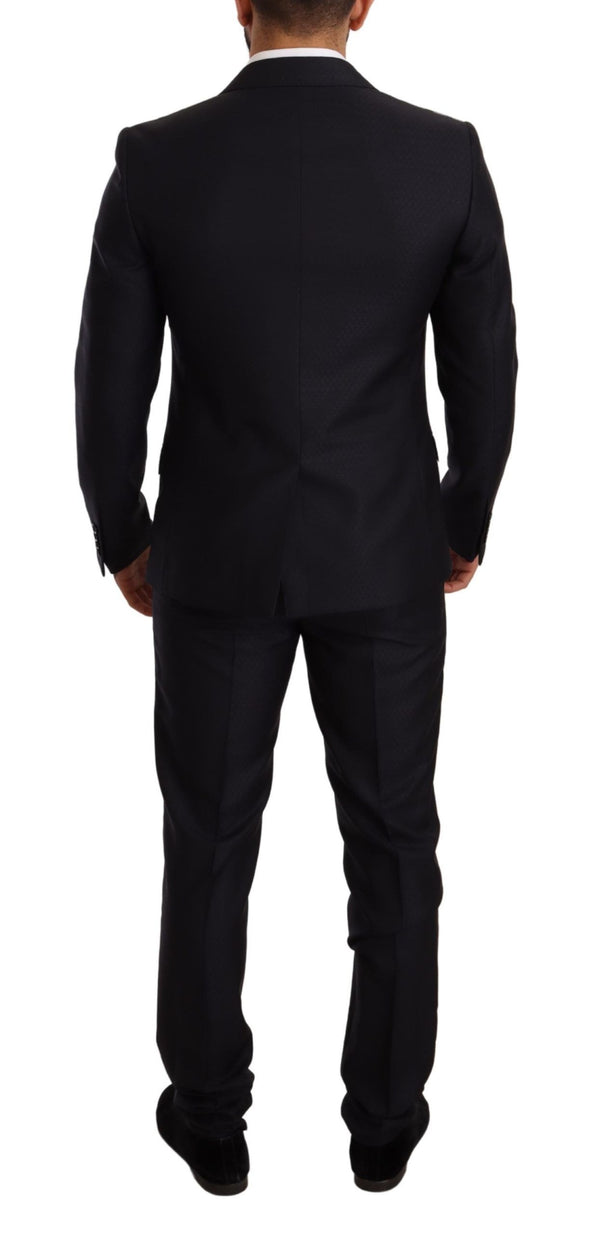Dolce & Gabbana 75% Wool pant suit in blue