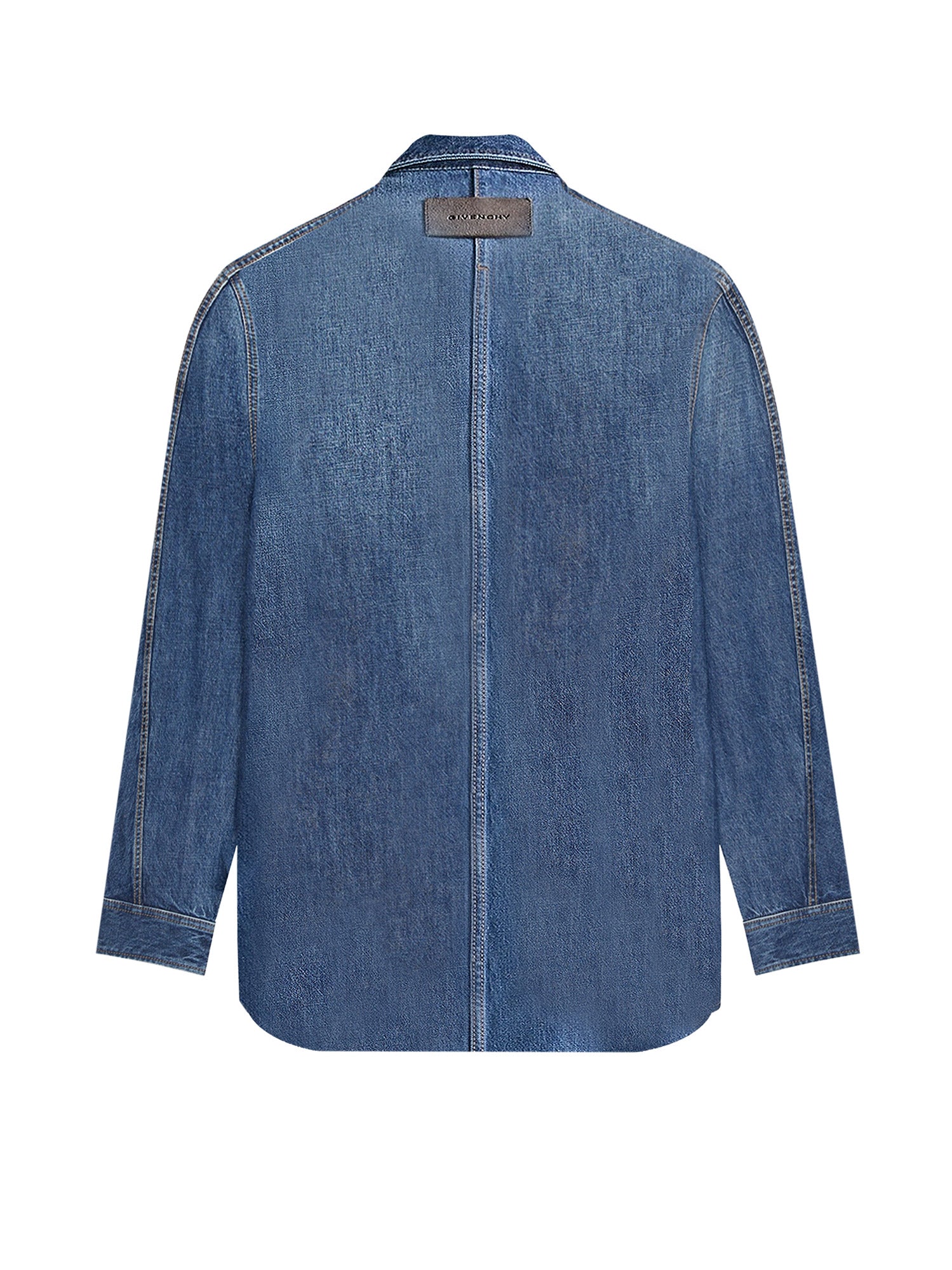 Givenchy Shirts Blue Cotone