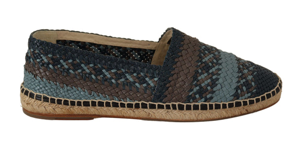 Dolce & Gabbana 100% Leather espadrille in blue