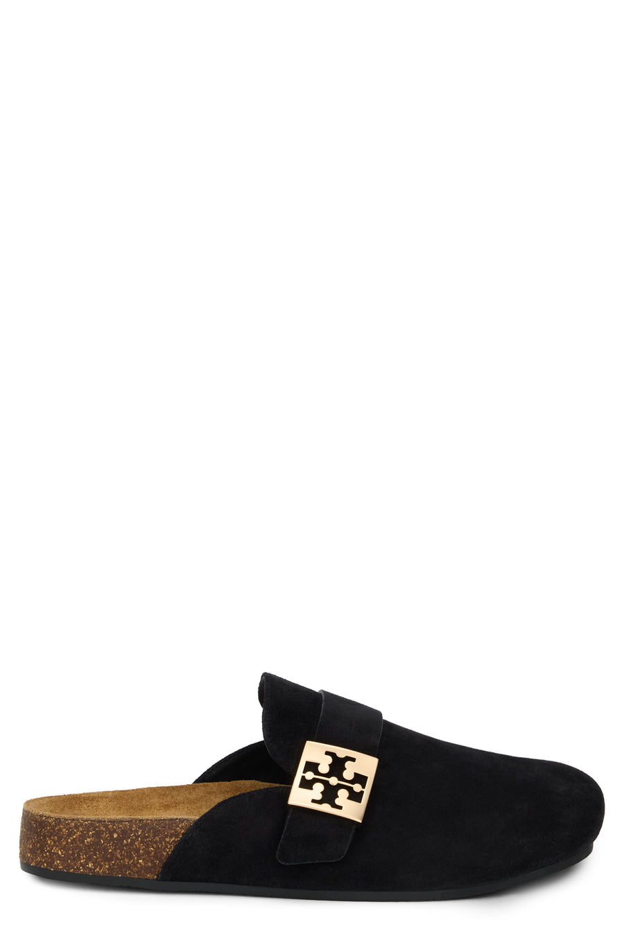 Mules Suede Black Cow Hide