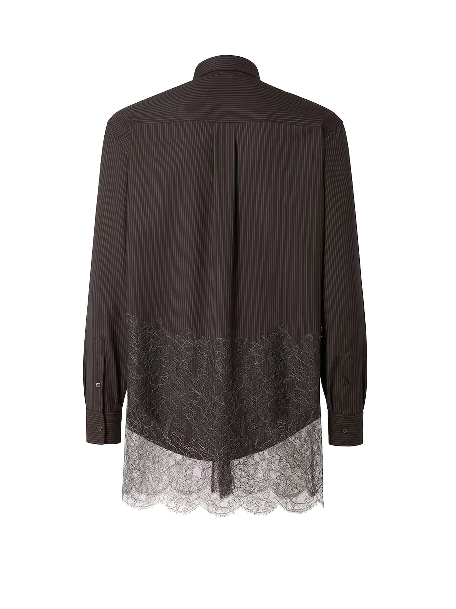 Fendi Shirts Brown Lana Vergine