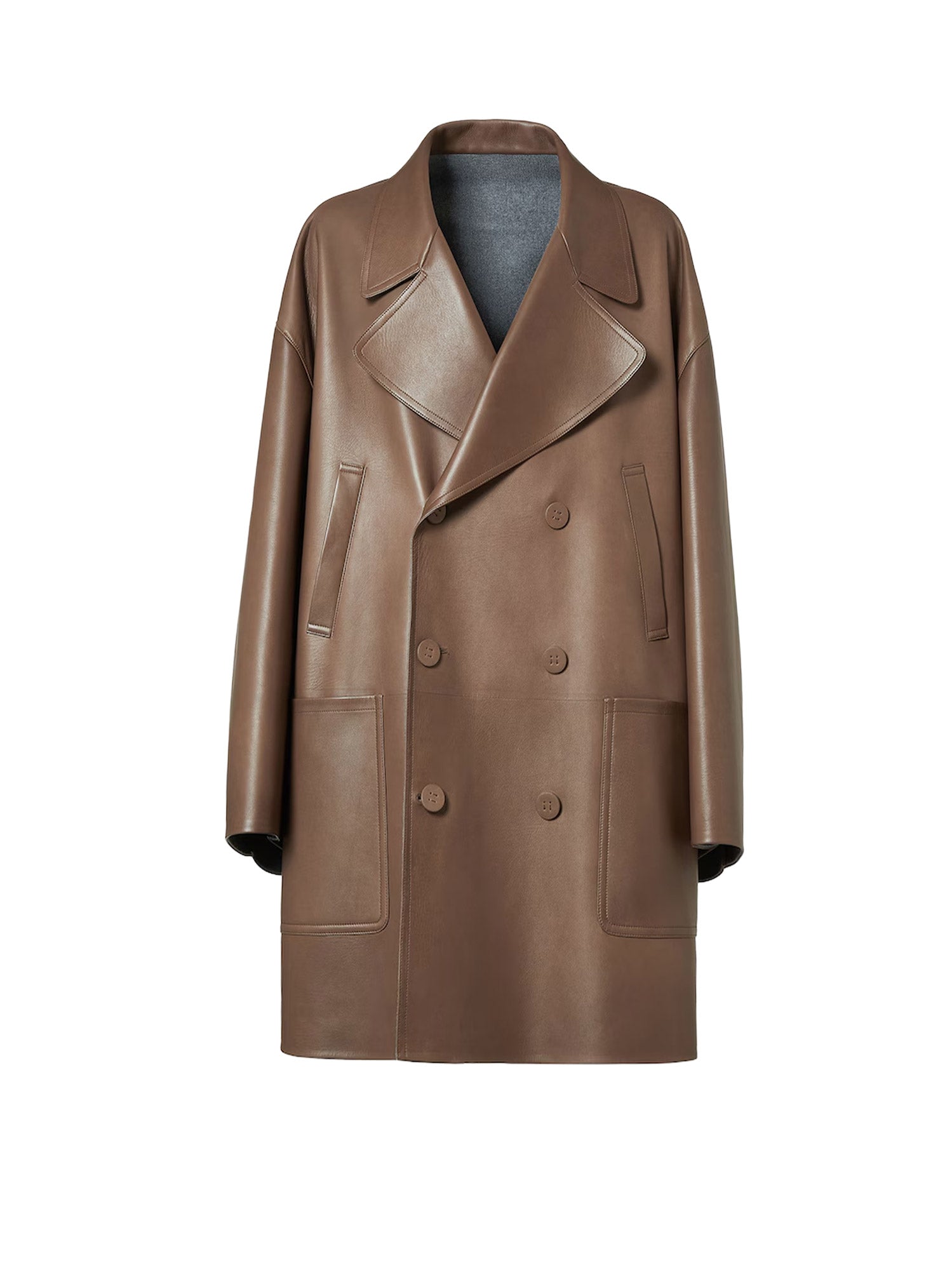 Fendi Coats Pecan Pelle