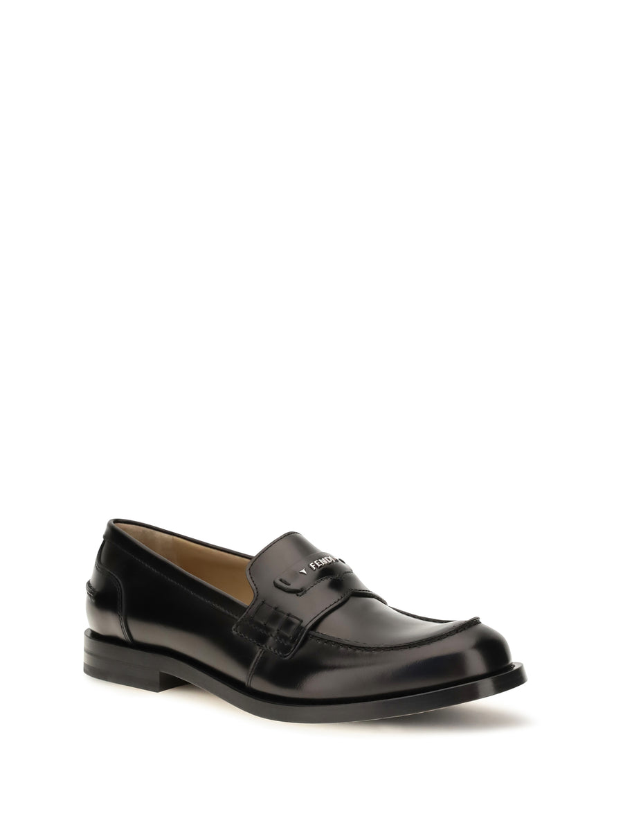 Loafers Ateneo Black Calfskin Calf Leather