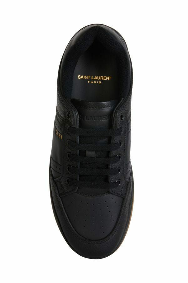 Saint Laurent Calf Leather sneaker in black