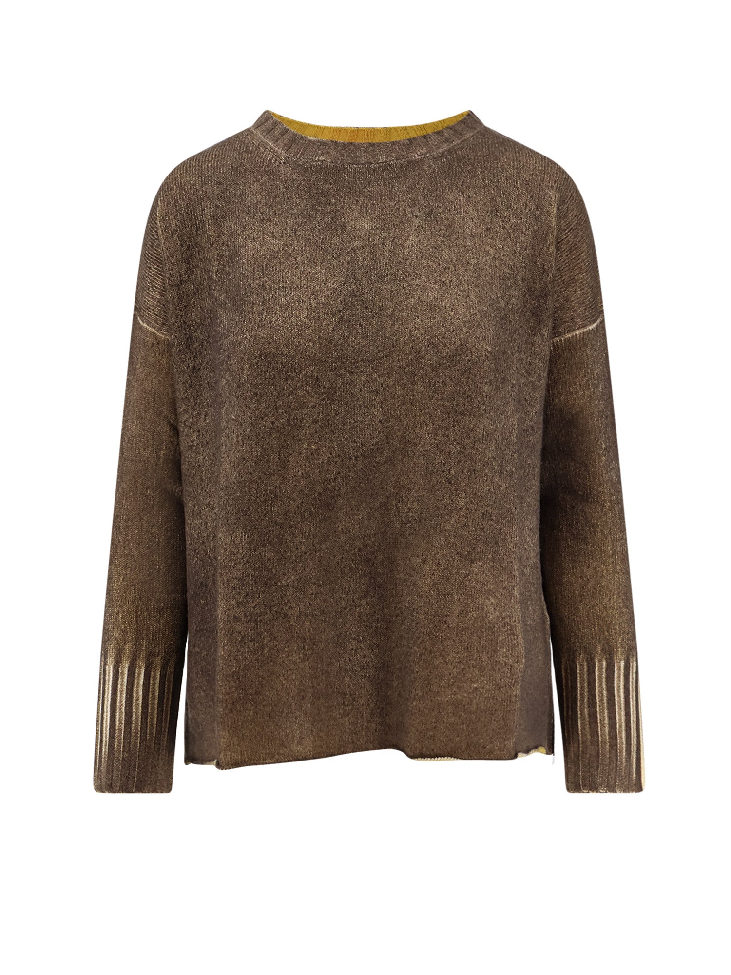 Alessandro Aste Sweaters Golden Lana Merino Cashmere