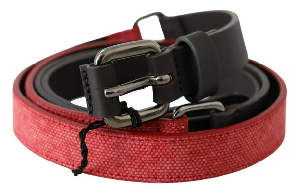 Costume National Leather belt in red