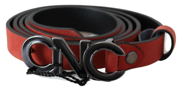 Costume National Leather belt in red