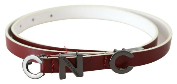 Costume National Leather belt in red