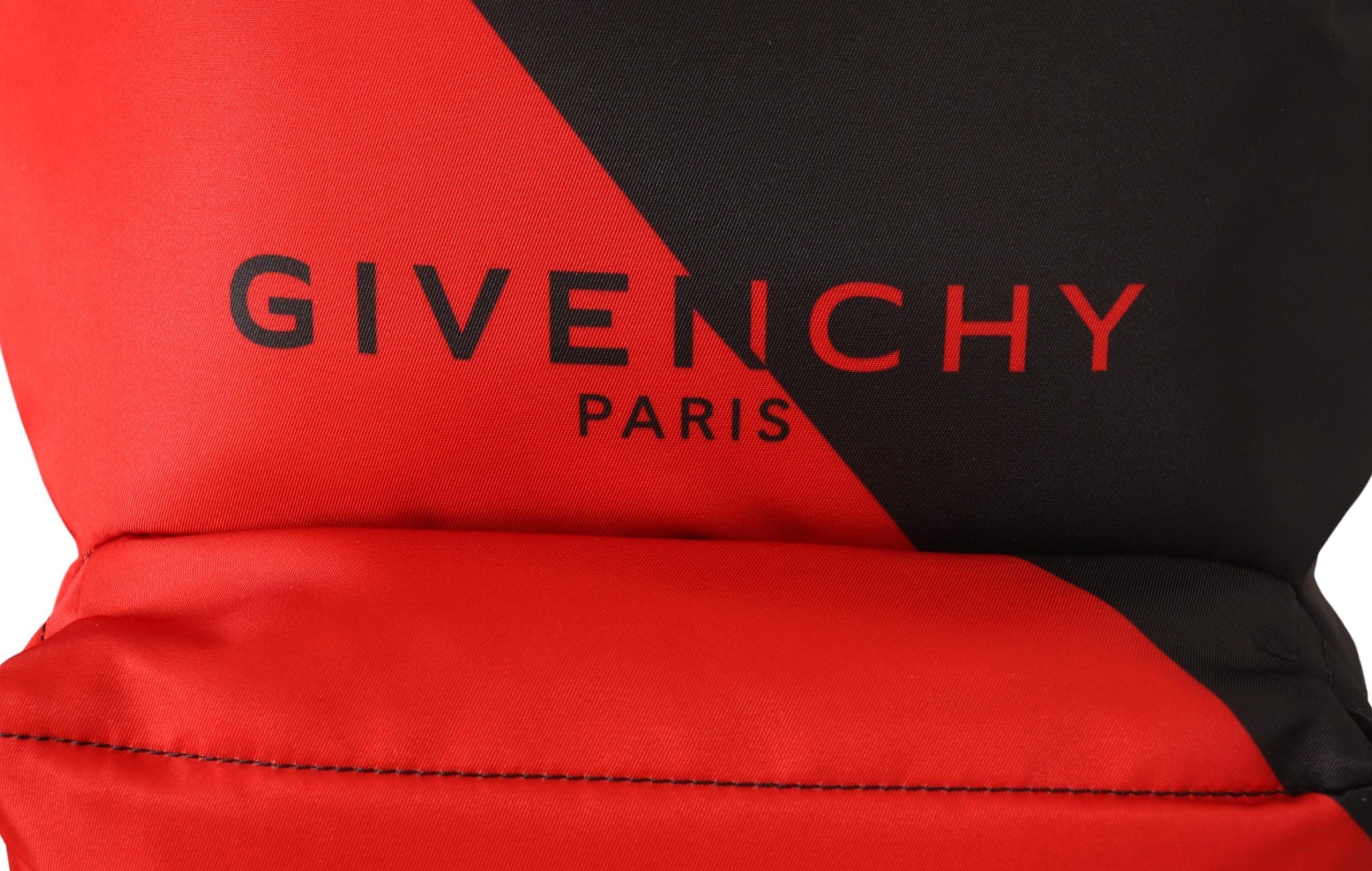 Red & Black Nylon Urban Backpack And