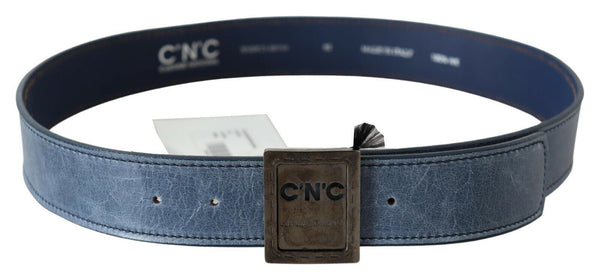 Costume National Leather belt in blue