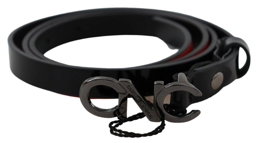 Costume National Leather belt in black