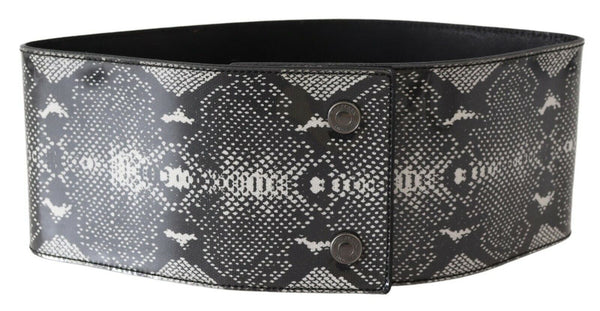 Ermanno Scervino Leather belt in black