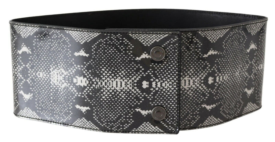 Ermanno Scervino Leather belt in black