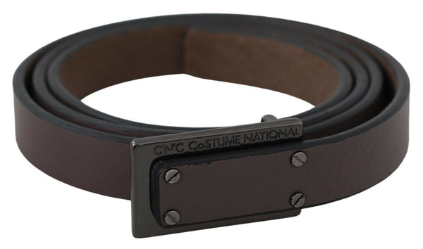 Costume National Leather belt in brown