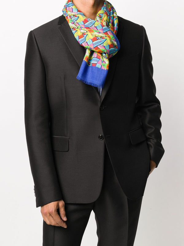 Billionaire Silk blend scarf in multicolour