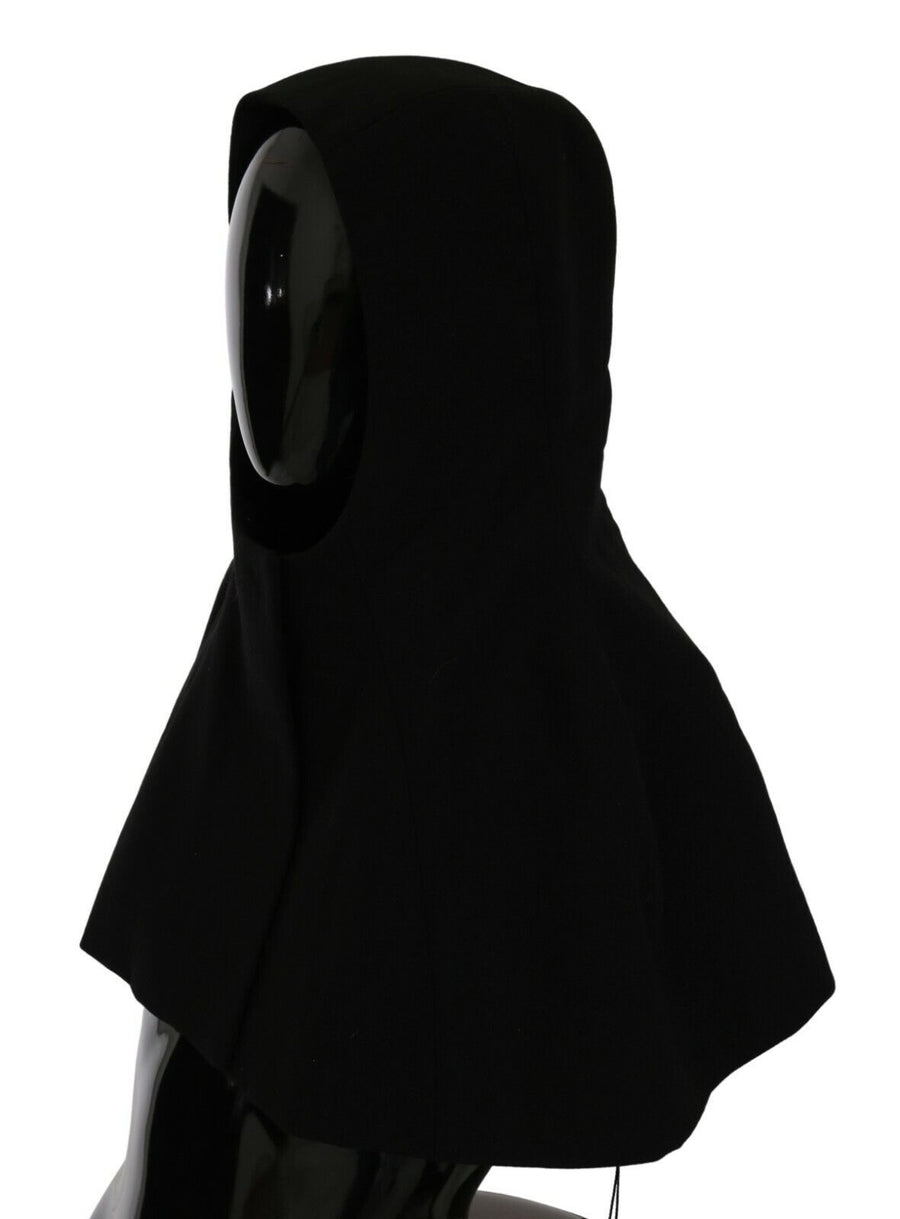 Dolce & Gabbana 99% Virgin Wool scarf in black