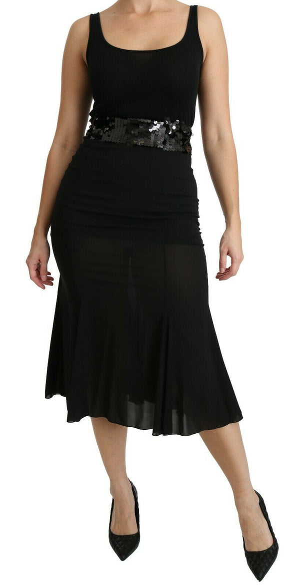 Dolce & Gabbana 84% Silk skirt in black