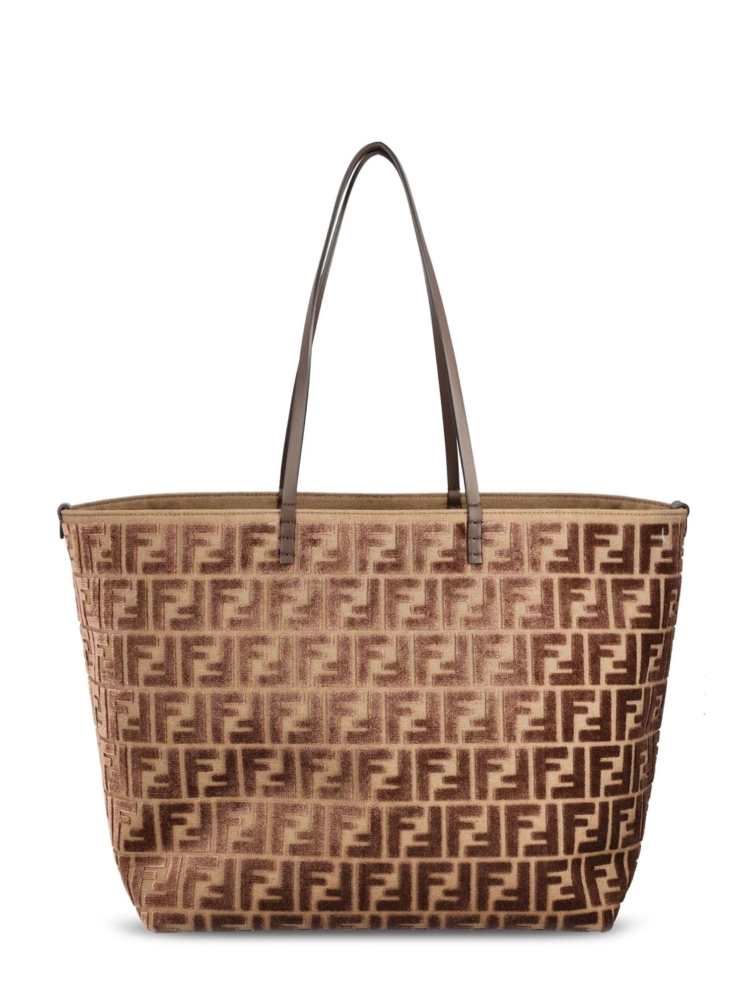 Fendi Bags Chocolate+os Tessuto Jacquard Ff
