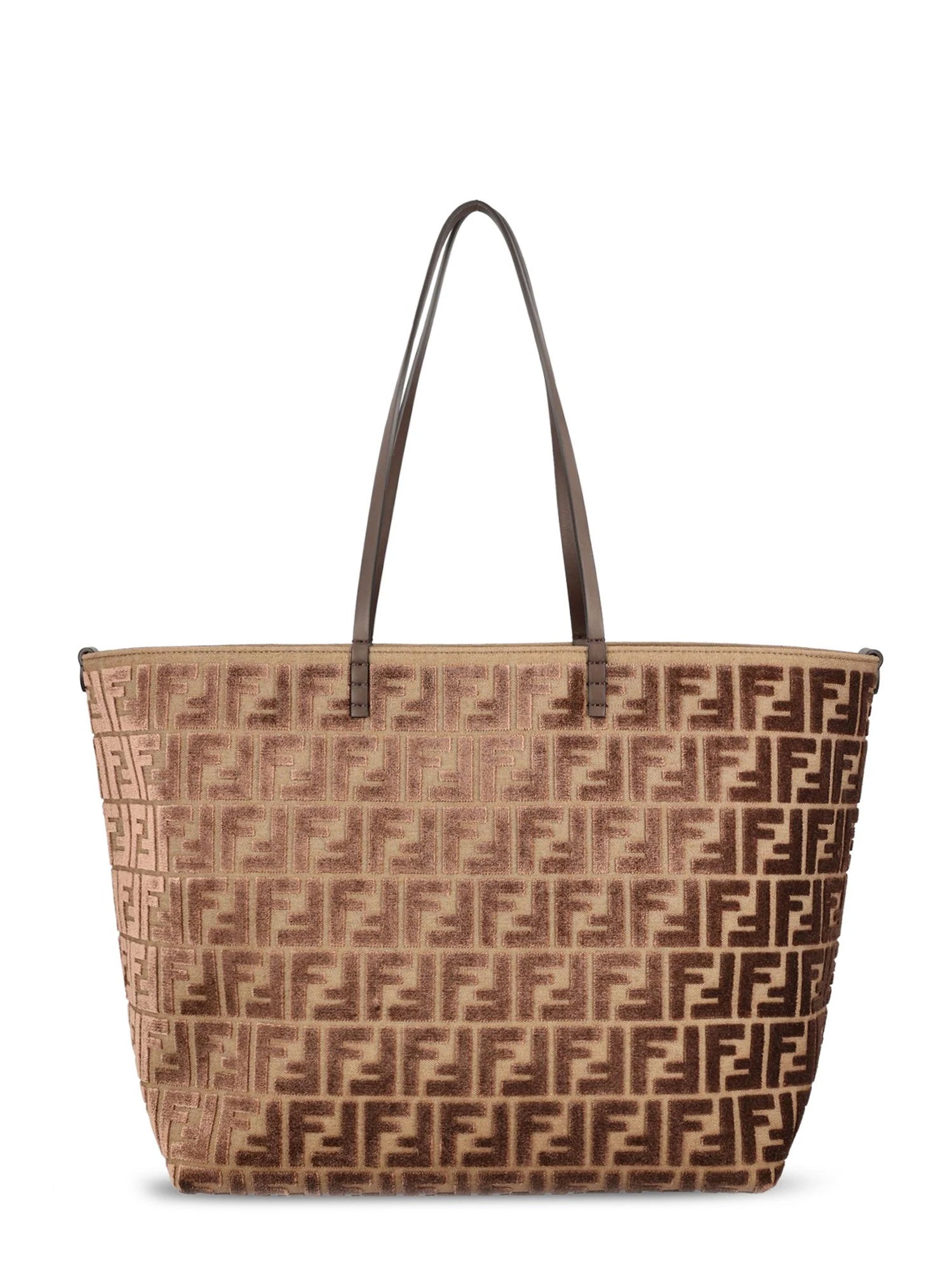 Fendi Bags Chocolate+os Tessuto Jacquard Ff