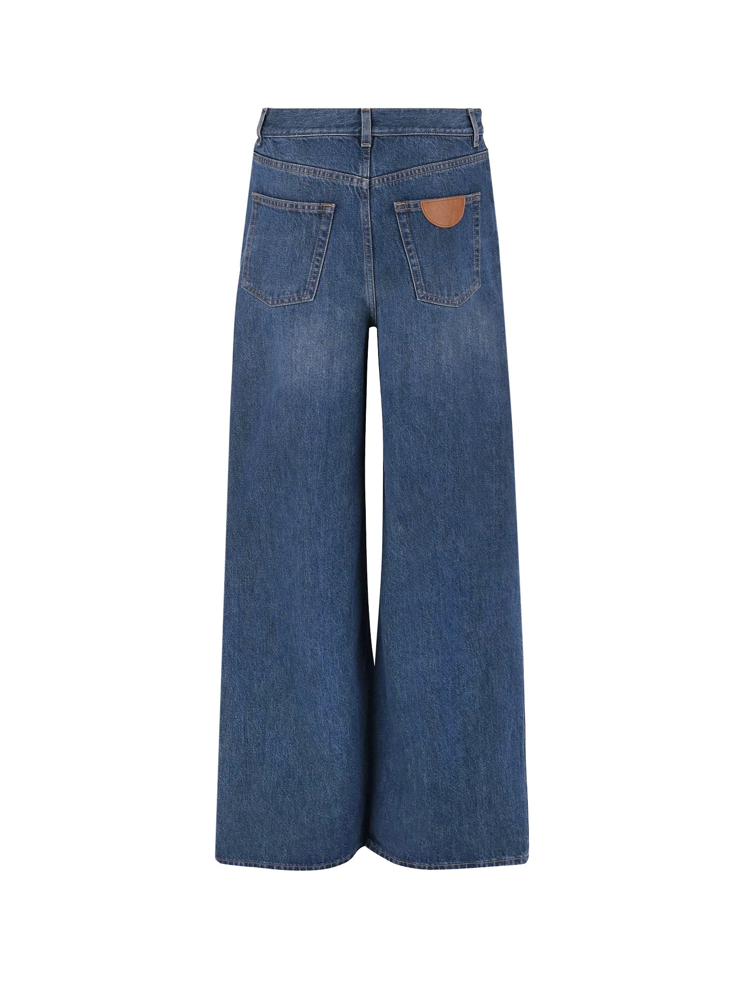 Chloè Jeans Blue Cotone