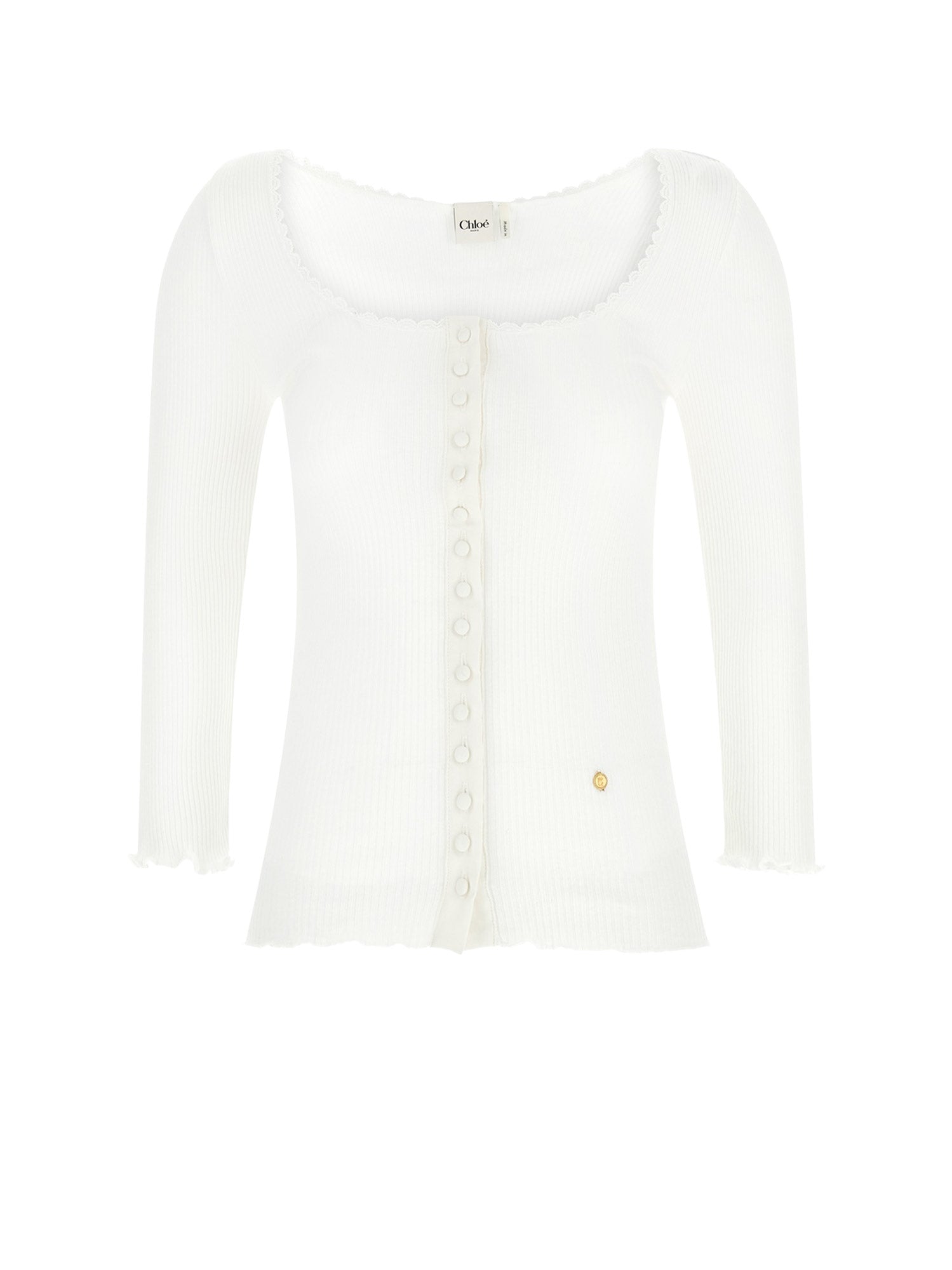 Chloè Shirts White Cotone