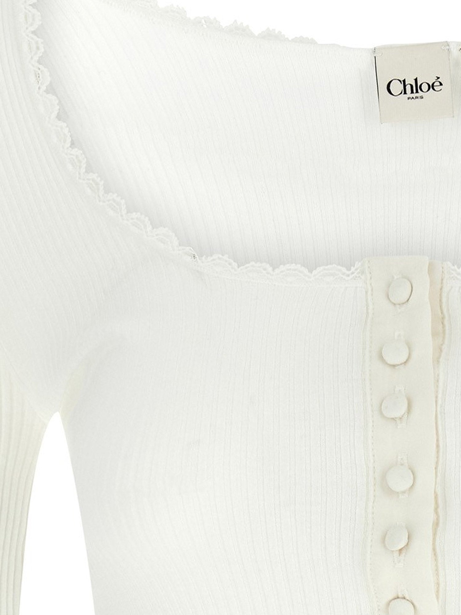 Chloè Shirts White Cotone