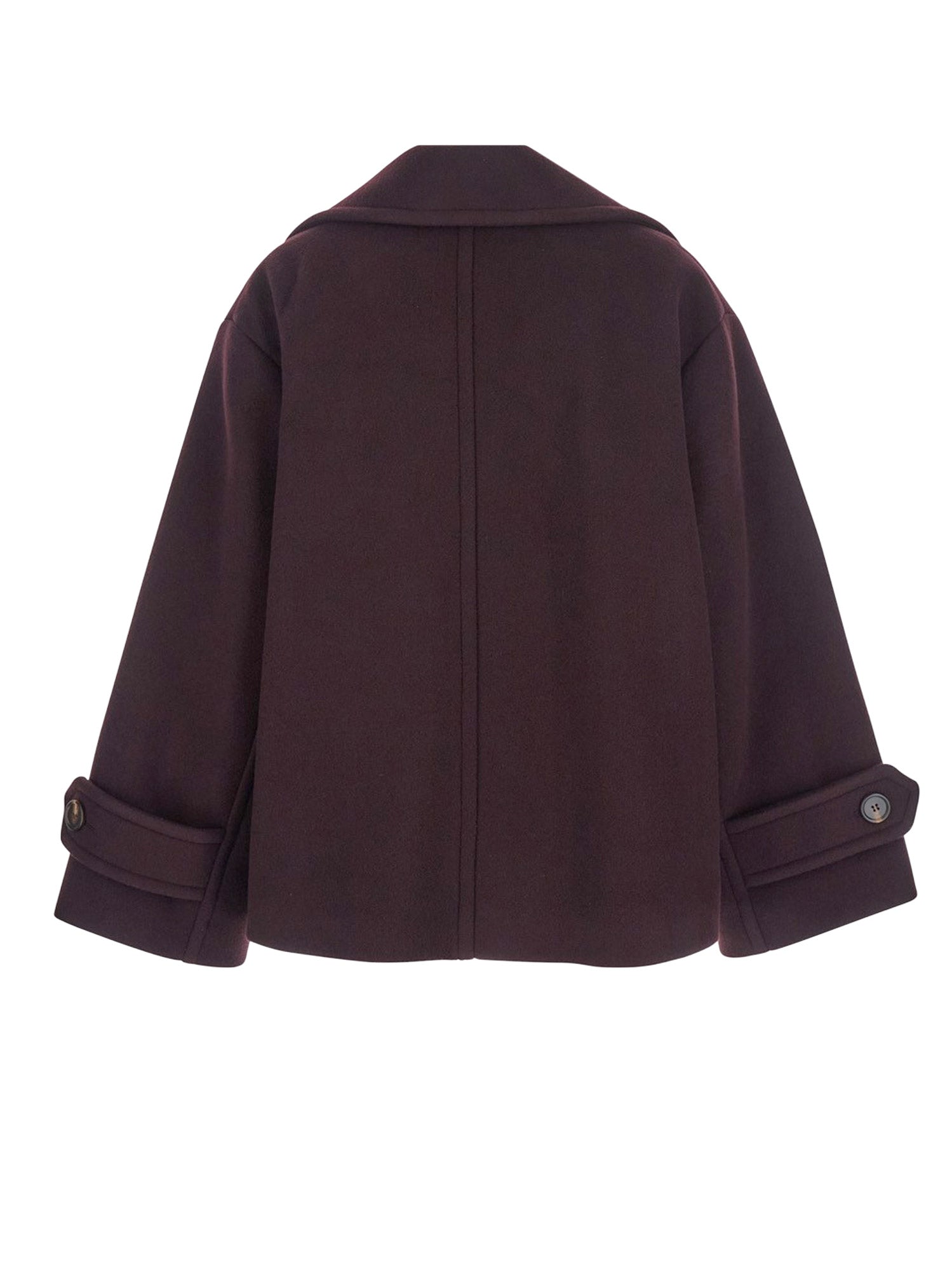 Chloè Coats Deeppurple Lana Poliammide