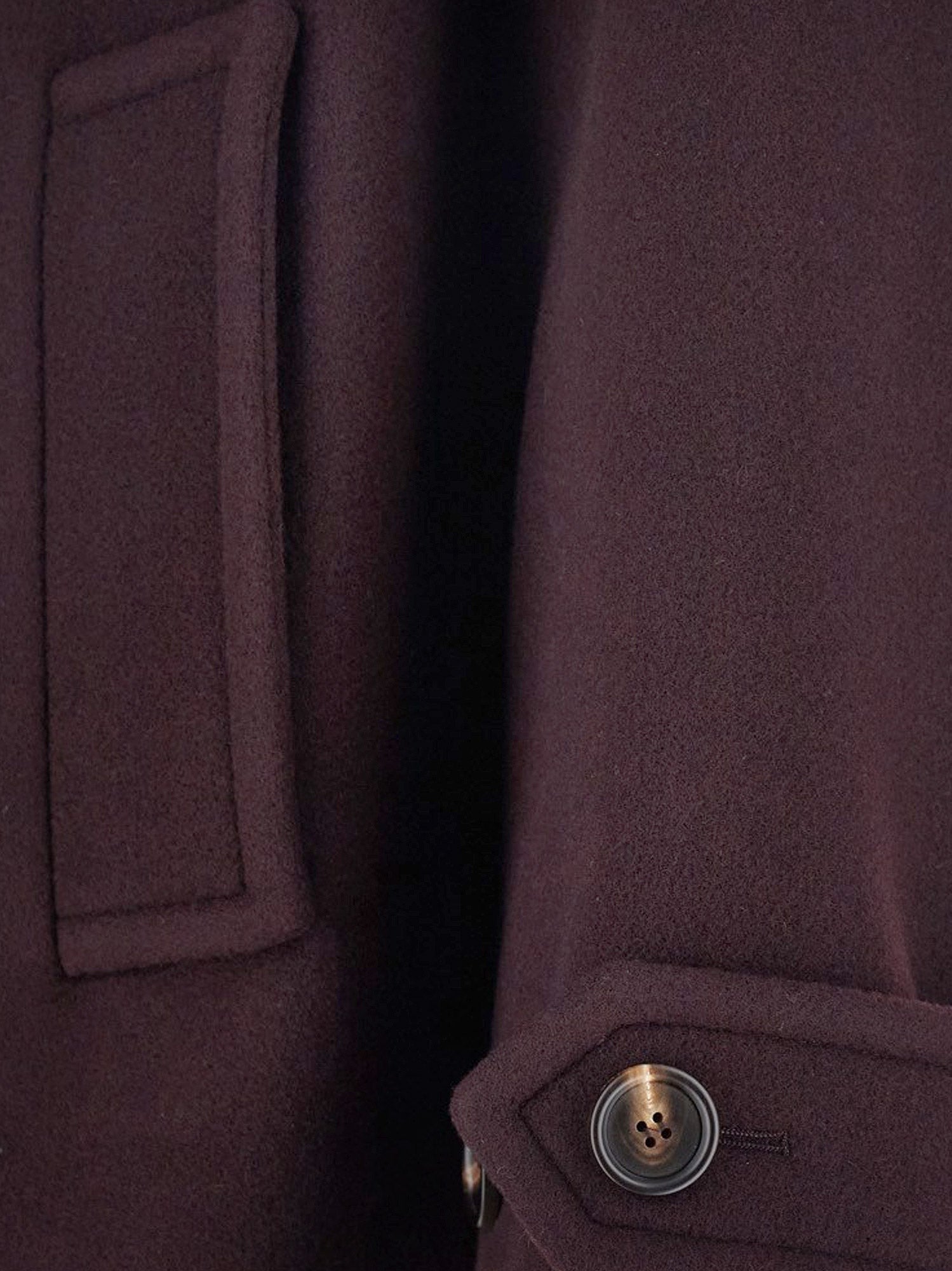 Chloè Coats Deeppurple Lana Poliammide