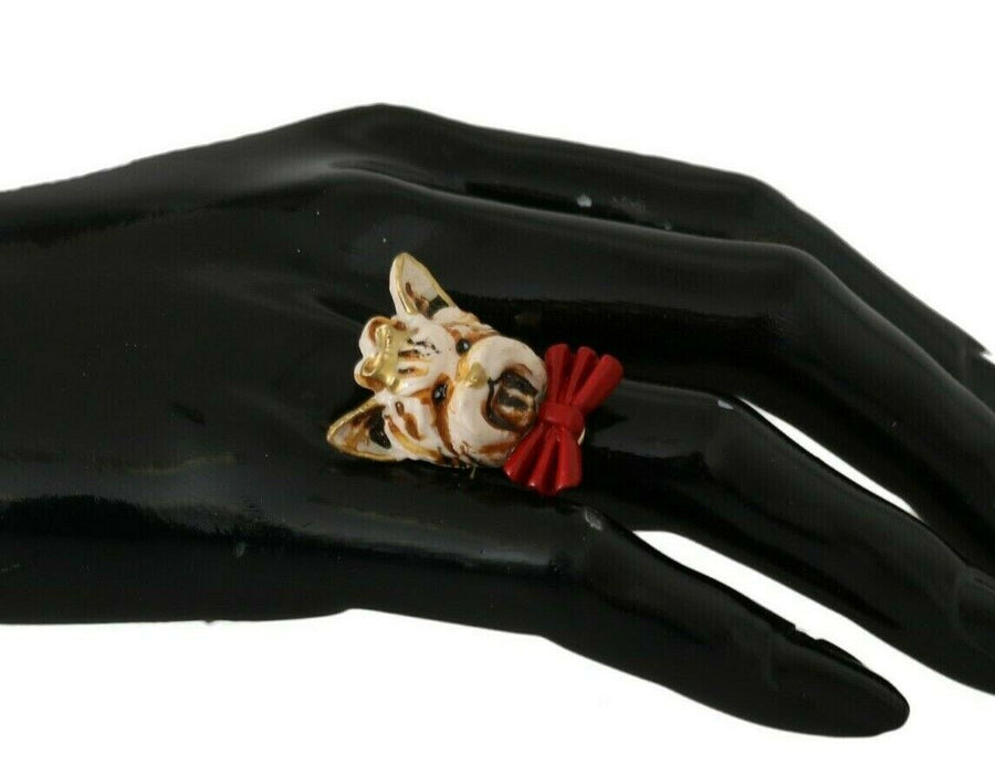 Dolce & Gabbana 50% Resin ring in gold