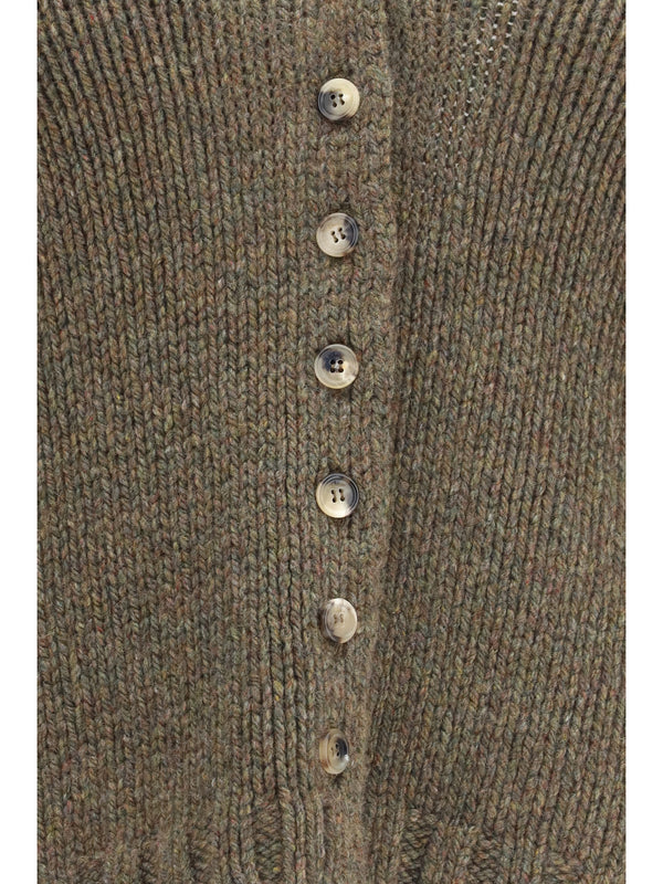 Cardigan Axel V-Neck Artichoke Cashmere