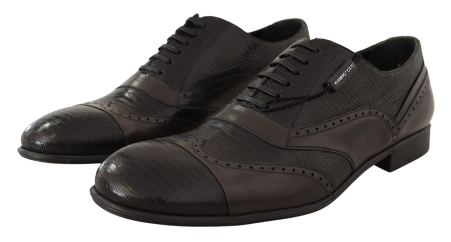 Dolce & Gabbana 60% Varana lizard oxford in brown