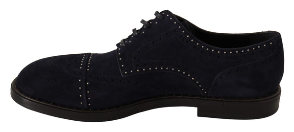 Dolce & Gabbana 100% Suede derby shoe in black
