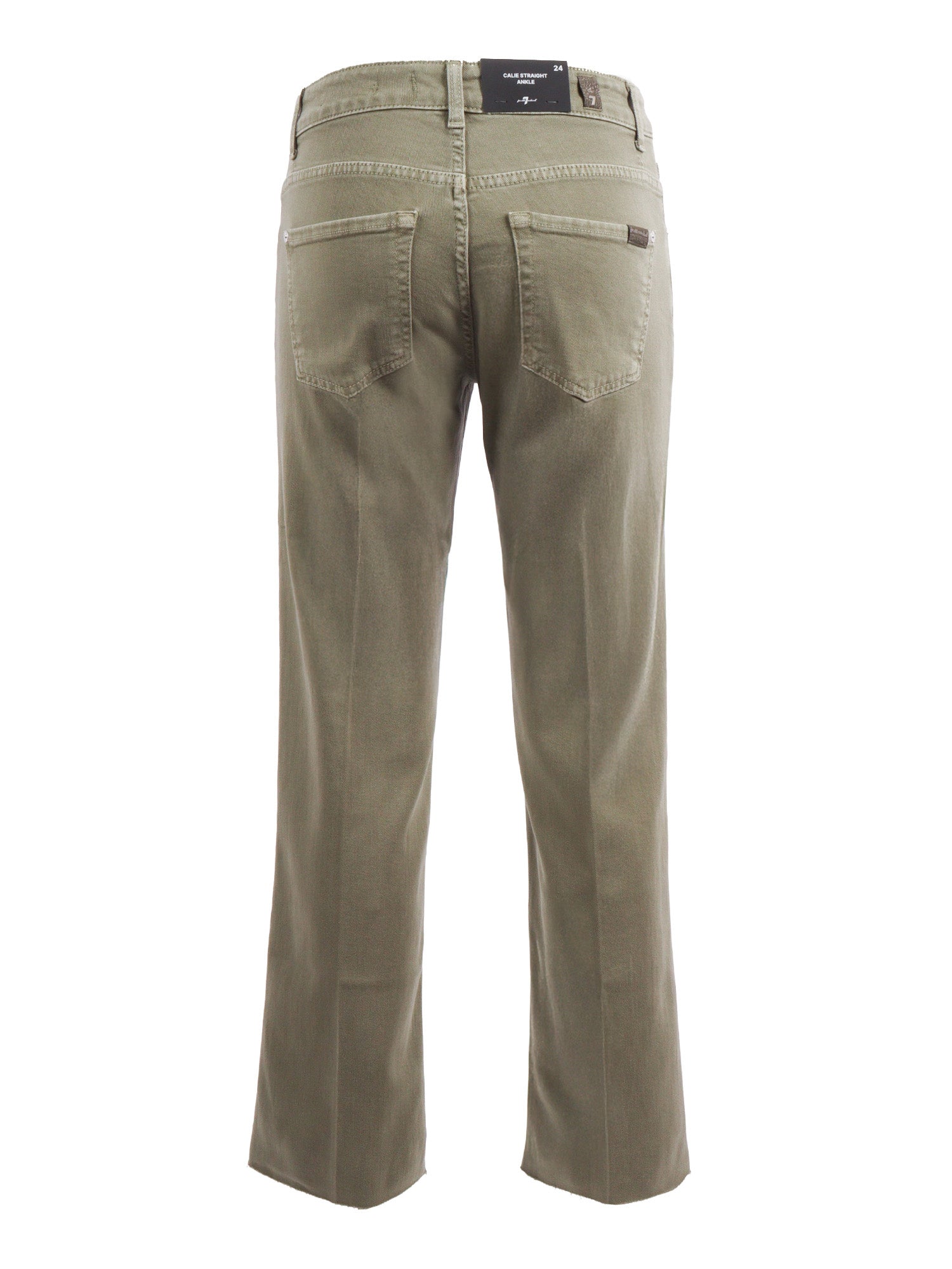 Calie Straight Ankle Green Jean