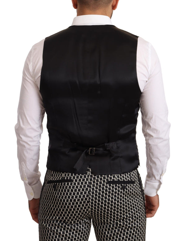 Dolce & Gabbana 92% Polyester 8% Nylon suit in black
