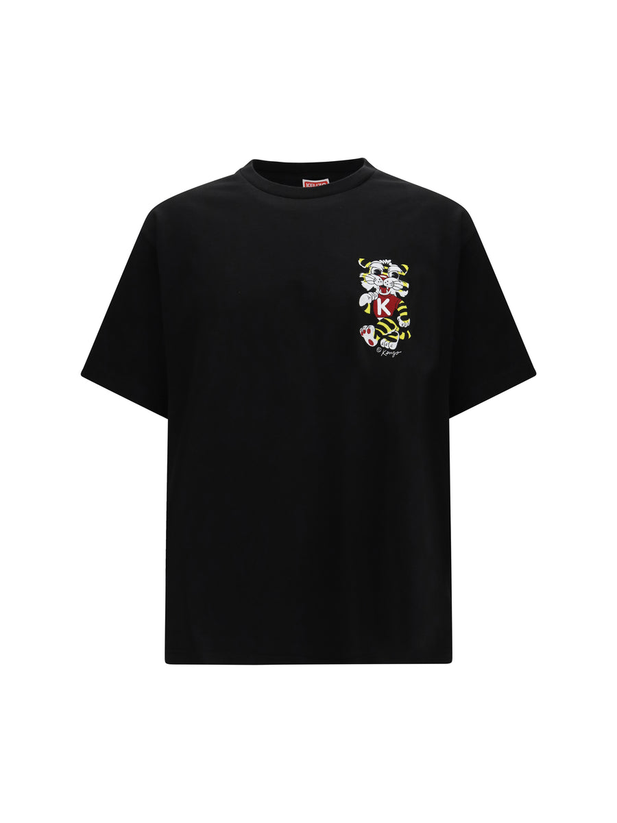 Kenzo 100% cotton t-shirt in black