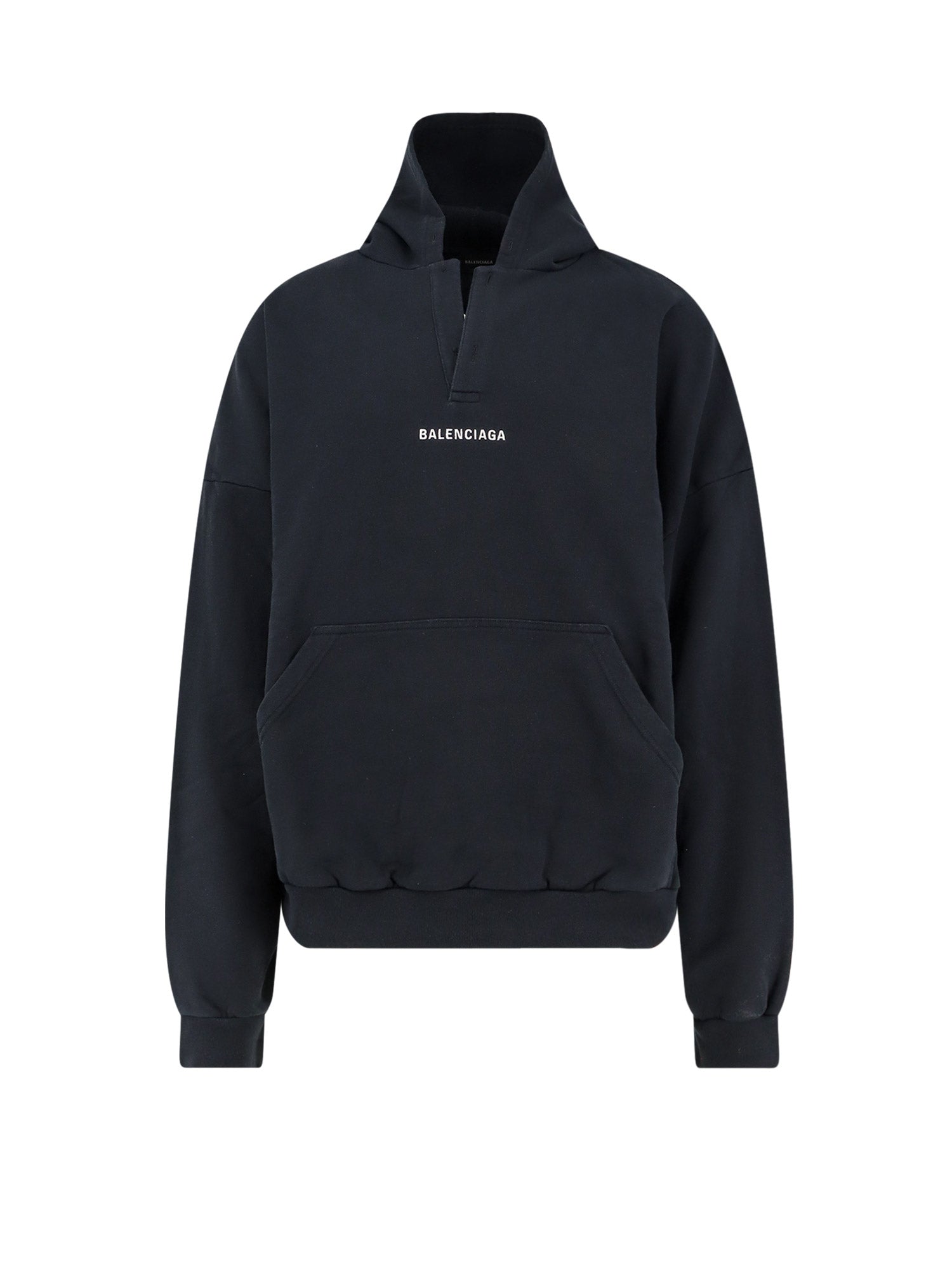 Balenciaga Sweaters Faded Black/white Cotone